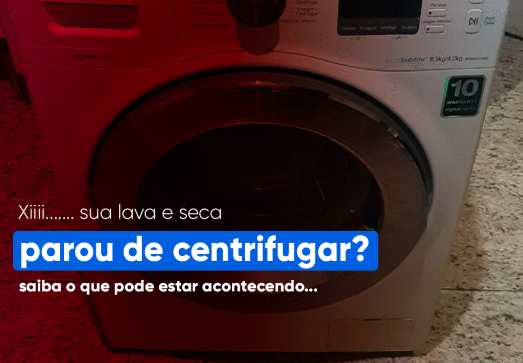Máquina de lavar parou de centrifugar: Saiba Resolver isso! Sua Máquina Lava e seca parou de centrifugar? Então você pode estar enfrentando alguns desses problemas mencionados aqui...Leia!